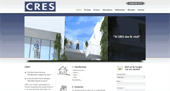 Desktop Screenshot of cres.be