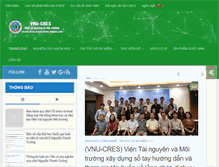 Tablet Screenshot of cres.edu.vn