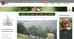 Desktop Screenshot of cres.org.uk